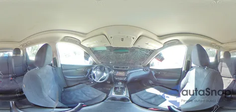 2015 Nissan Rogue S z USA, uszkodzony, nr VIN 5N1AT2MV8FC809231